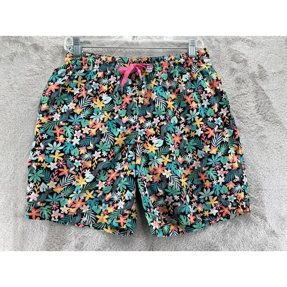 Chubbies Tropical Toucan Swim Trunks Men's Medium 7